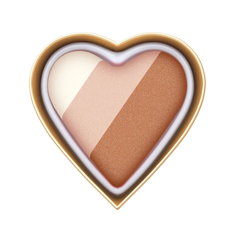 

MISS ROSE 3D Face Highlighter Bronzing Makeup Shimmer Brighten Skin Contouring Highlighter Powder Cosmetic Contour glow kit