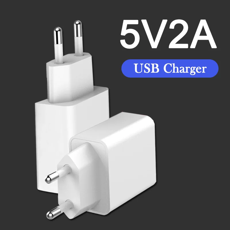 5V2A USB настенное зарядное устройство ЕС адаптер вилка путешествия в Европе Франция Испания мобильный телефон для iphone X/8/7/7 S/6/6 S/5S/5c/SE Samsug s8 s9
