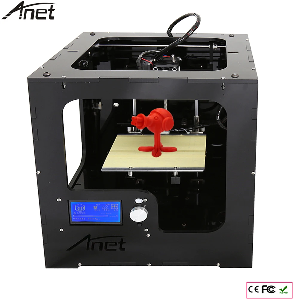 A3 Full Assembled Desktop 3D Printer Aluminum Extruder Large