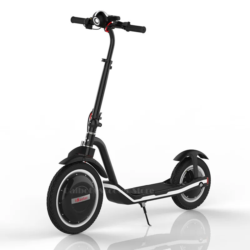 Daibot Electric Scooter Foldable Two Wheels Electric Scooters 16 Inch 350W 36V Scooter Electric Off Road BlackRed For Adults  (11)