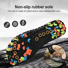 Высокая мужская водонепроницаемая обувь спортивная Аква босиком быстросохнущая дышащая Нескользящая для наружного катания на лодках пляжная обувь DOG88