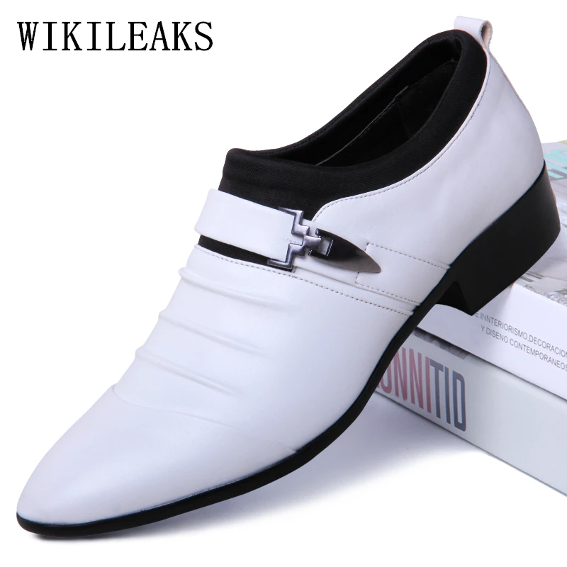 baratas Apontou toe sapatos formal do casamento do homem sapatos oxford para homens sapatas de vestido 2018 dos homens oxfords de couro homens sapatos zapatos hombre vestir