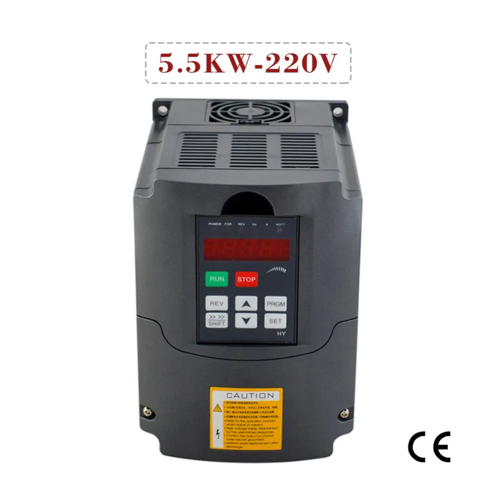 frequency inverter for motor 5.5KW 220V variable frequency drive