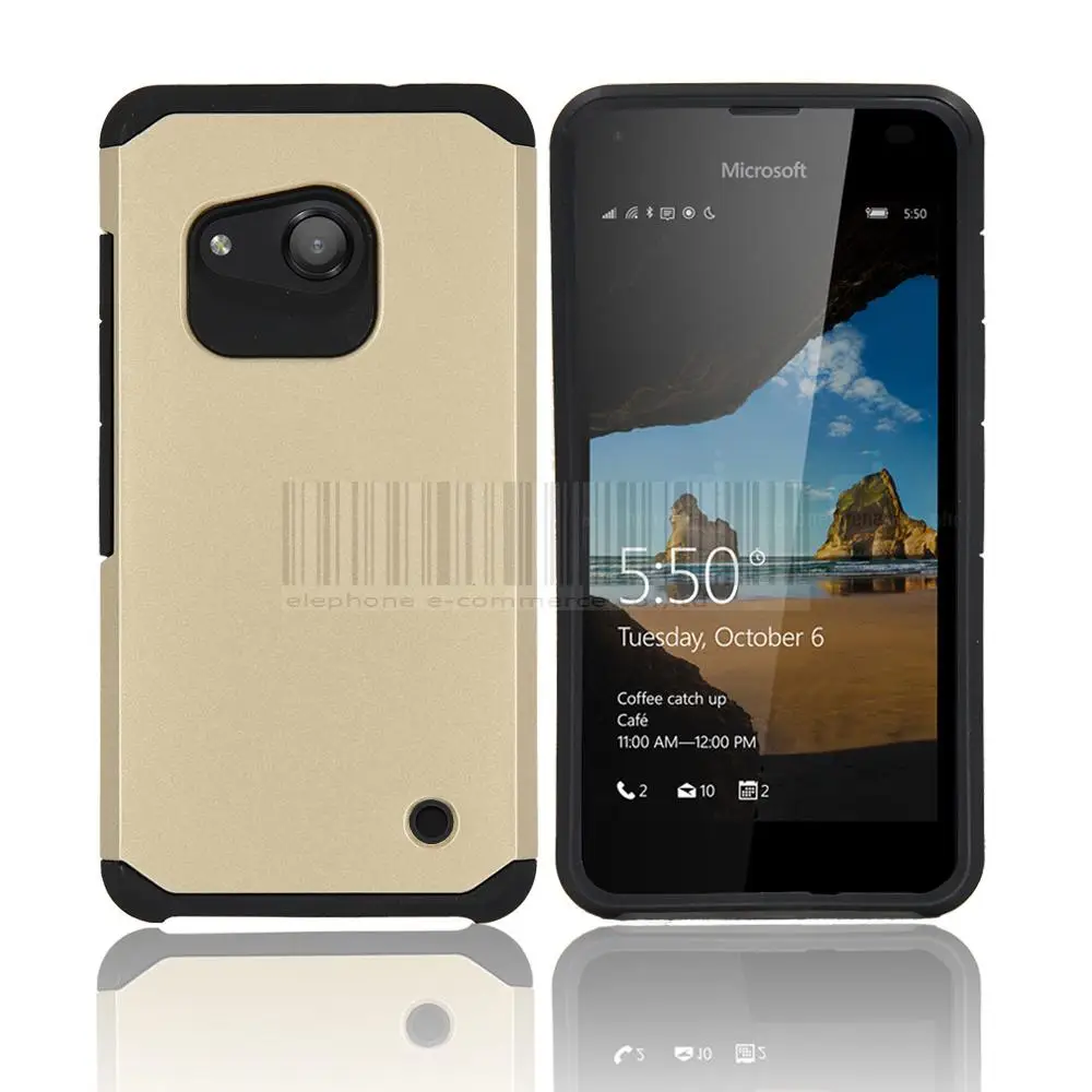 

For Lumia 550 Dual Layer Hybrid Armor Case Heavy Duty Shockproof Impact Protective Slim Hard Cover For Nokia Microsoft Lumia 550