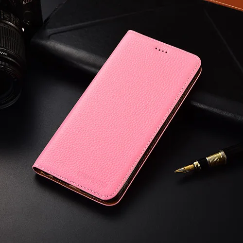 Для huawei mate 20 Pro Чехол KEZiHOME Litchi Натуральная кожа флип Стенд кожаный чехол capa для mate 20/mate 20 X телефонные чехлы - Цвет: pink