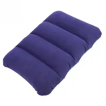 Наружная воздушная надувшая Подушка Портативная Складная флокировка для кемпинга, автомобиля, пляжа, обеда, путешествие самолет, подушка для сна, подушка для шеи