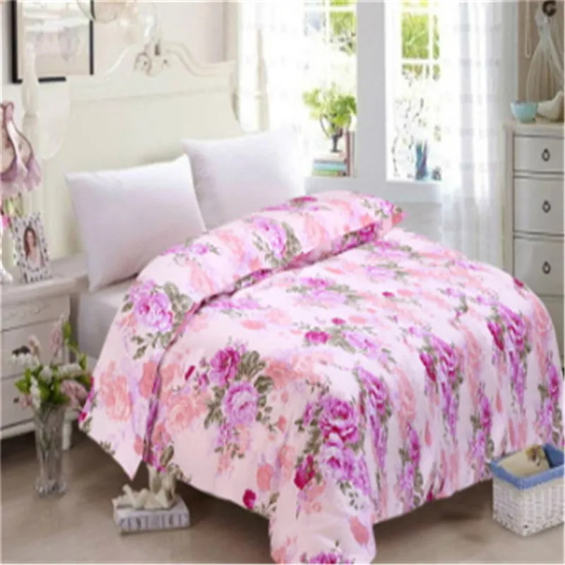 

Flower style quality comfortable bedding cover /1pcs pure cotton quilt cover