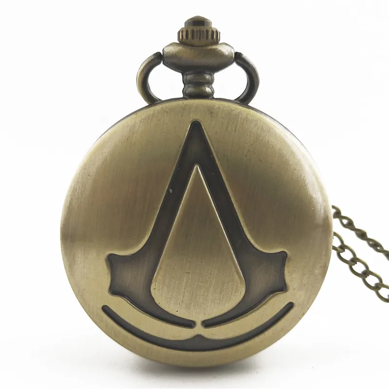 Бронзовый креативный стиль карманные часы кварцевые карманные часы с длинной цепочкой мужские и женские одиночные секс часы Fob часы