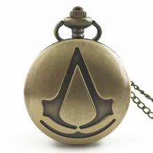 Бронзовый креативный стиль карманные часы кварцевые карманные часы с длинной цепочкой мужские и женские одиночные секс часы Fob часы