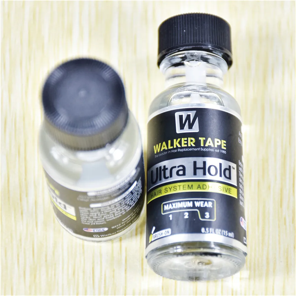 1 bottles 15ml Ultra Hold Liquid Bond Hair System Adhesive Brush on Profession Lace Wig Silicone Glue For Lace Wig/Toupee