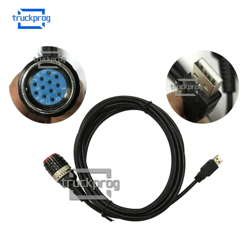 OBD OBD2 кабель для диагностического сканера Vocom USB инструмента vocom I и II|Кабели