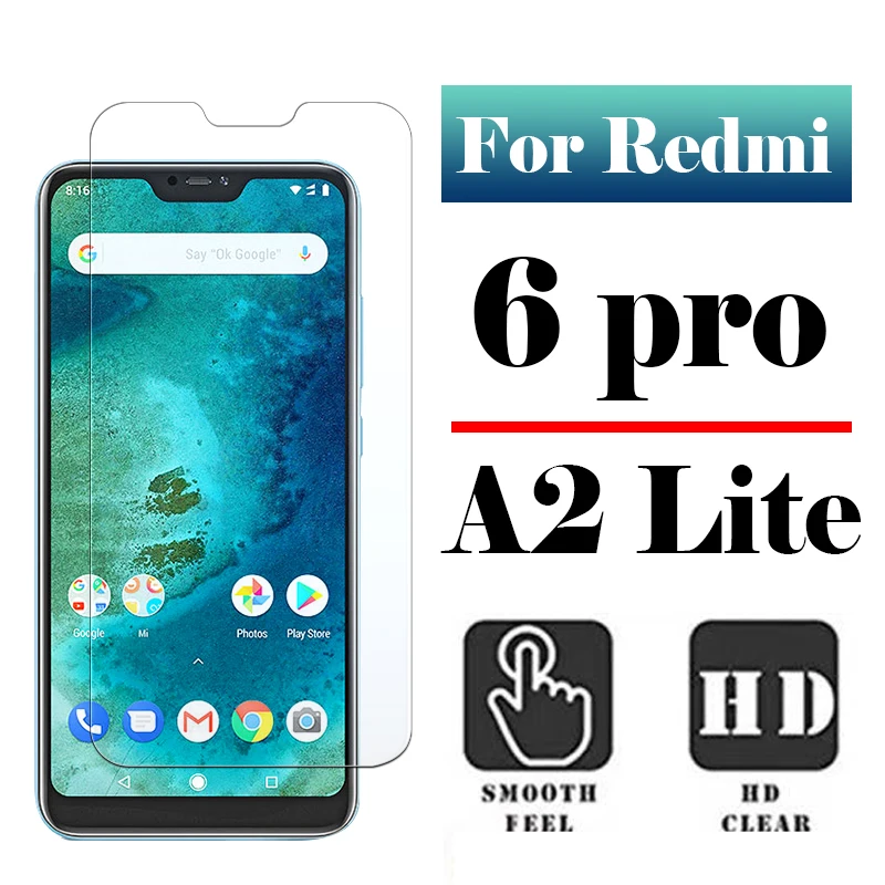 

protective glass for xiaomi redmi 6 pro screen protector glas ksiomi red mi a2 lite redme a2lite 2a light 6pro tempered cam 9 h