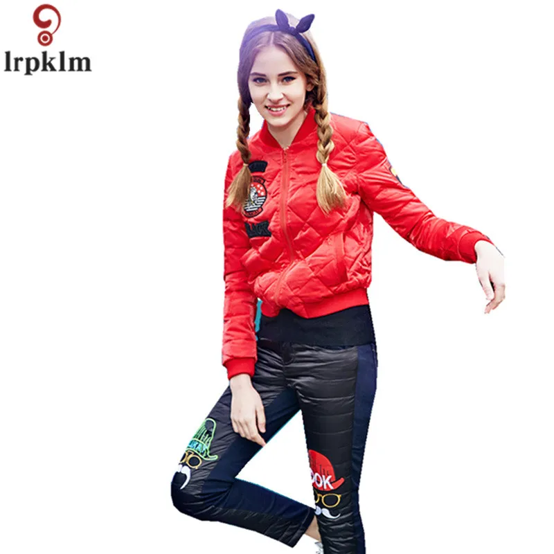 

Women's Down Jacket Winter Autumn Short Coat For Female Light Thin Baseball Overcoats 2018 New Ladies Clothing CH570