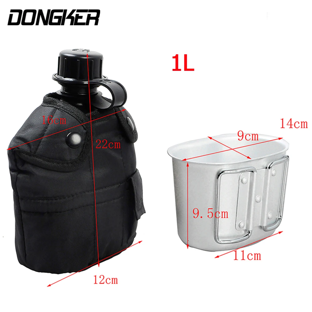 Buy 3 In1 Tactical Army Canteen Kit With Cover