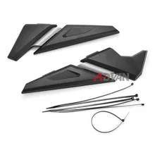 Black Side Panel Set Guard Fit BMW R1200GS ADV 2013 2014 2015 Water Cooled