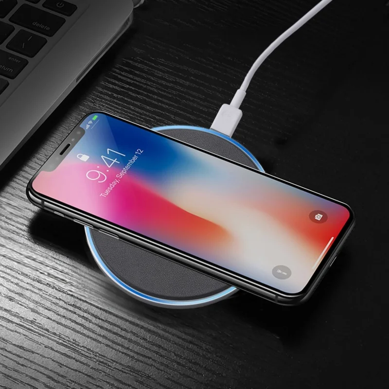 S GUARD D6 Qi Беспроводное зарядное устройство Быстрая зарядка Pad для SAMSUNG S8 S6Edge + Plus S7