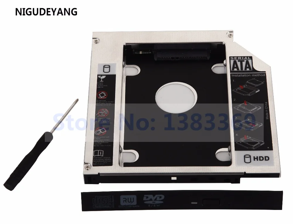 NIGUDEYANG 2nd жесткий диск HDD кассета SATA адаптер для samsung RC410 RC420