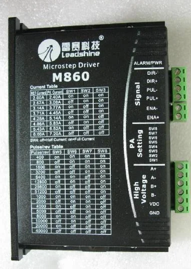 Драйвер Leadshine M860 шагового двигателя 2 фазный привод 57/86 А а 24 В 80 постоянного тока