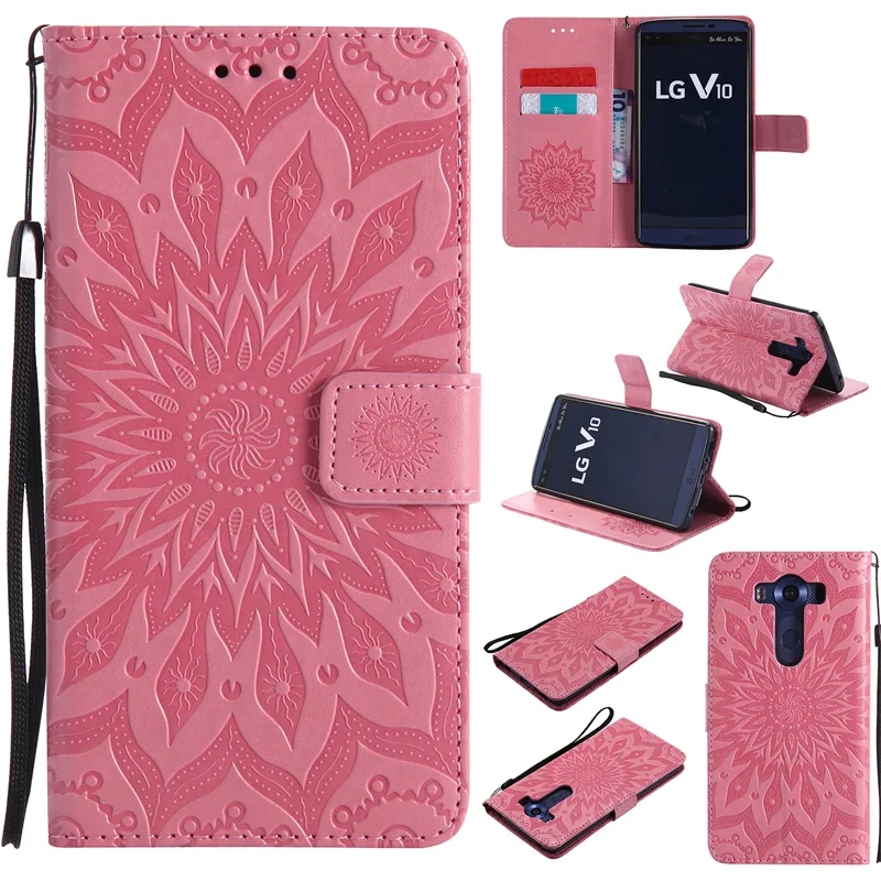 

Leather capa Case For LG K3 K4 K7 K8 K10 cover 3D embossing For LG G3 G4 mini G5 G6 G7 Thinq G8 V10 V20 V30 V50 case Wallet Flip