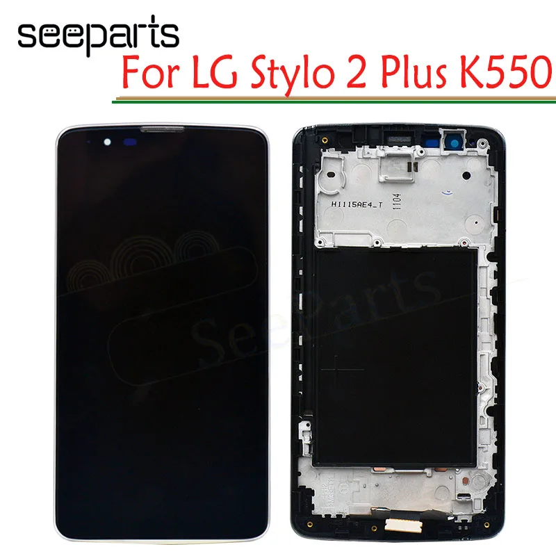 ЖК-дисплей 5 7 дюйма для LG Stylo 2 Plus K550 MS550 кодирующий преобразователь сенсорного