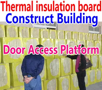 

High End Thermal insulation board Construction building materials use anti-fire, waterproof and weatherproof rock wool board