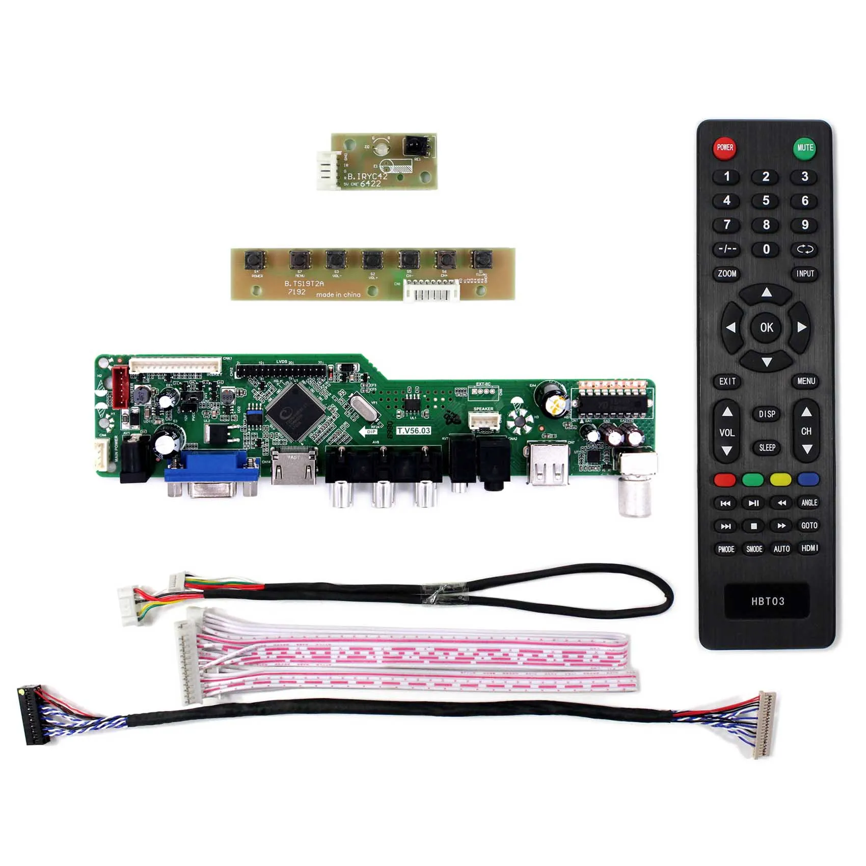 ТВ+ ПК+ HDMI+ CVBS+ RF+ USB+ аудио драйвер платы 15 дюймов LQ150X1LG96 1024x768 1050cd m2