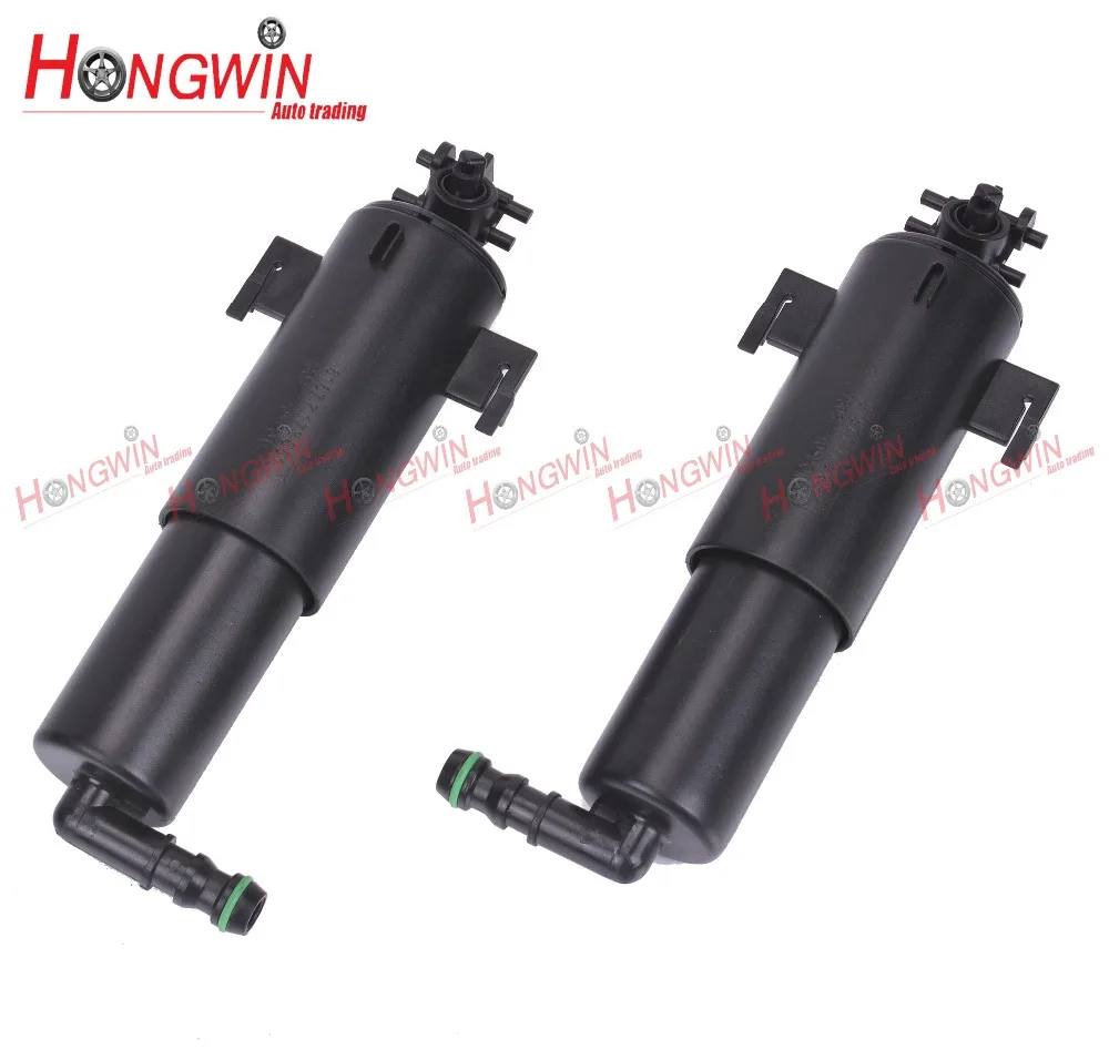 

61677173851 LH& 61677173852 RH Headlight Washer Lift Cylinder Spray Nozzle Jet For BMW X5 E70 2007-2013