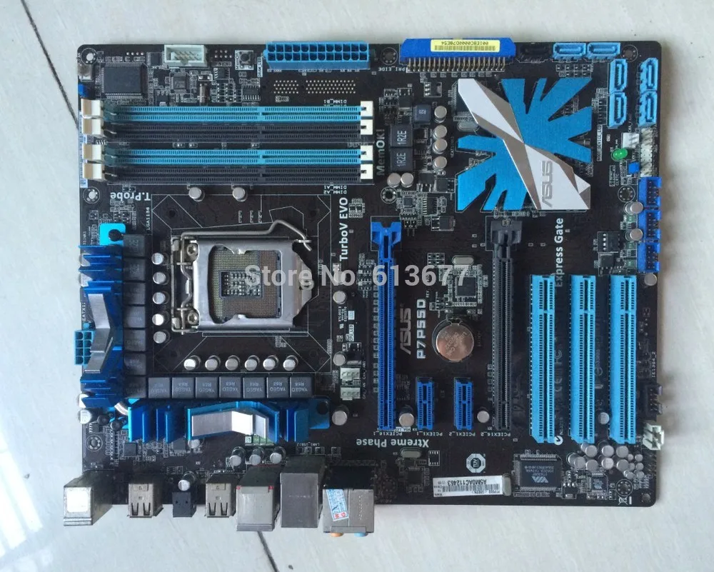 

ASUS P7P55D original motherboard LGA 1156 DDR3 for i5 i7 cpu 16GB USB2.0 SATA2 P55 Desktop motherboard Free shipping