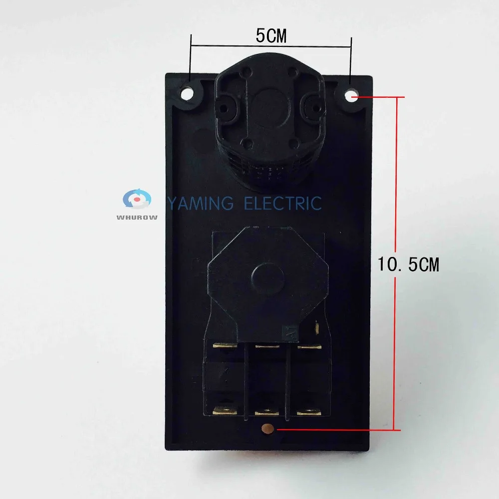 Электромагнитный переключатель поворотный комбинированный переключатель 7-контактный вкл/выкл 16A 230V с защитной крышкой замок против огони водонепроницаемый YCZ4-C