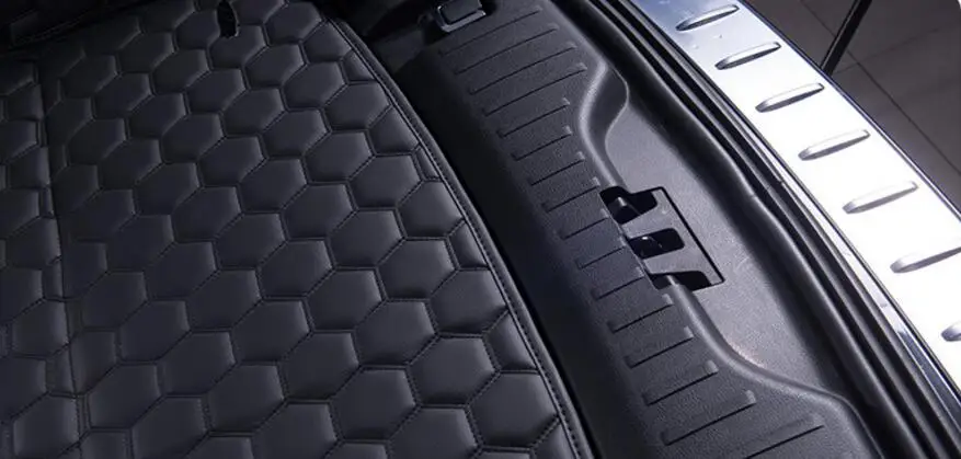 8 шт. коврики для багажника Mitsubishi Outlander 2016 7 сидений|Хромирование| |