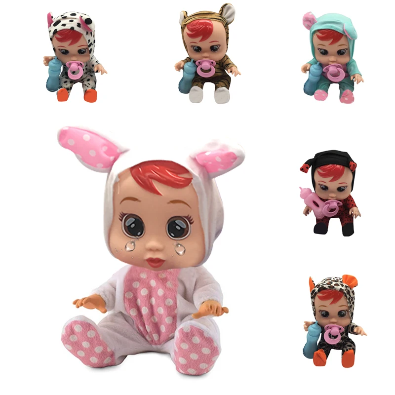 

New Kawaii Water Electronic Music Baby Cute Alive Dolls Magic Tears Weeping Crying Baby Toys For Girls Babies Birthday Gift