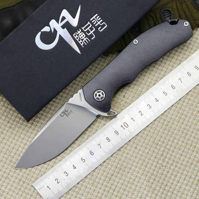 Новинка CH3504 раскладной складной нож S35VN лезвие с рисунком черепа титановая ручка