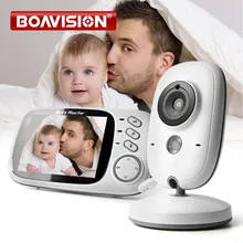 3,2 дюймов цветной ЖК беспроводной видео монитор для младенца ночное видение 5 м няня монитор Bebek колыбельные камеры видеонаблюдения VB603