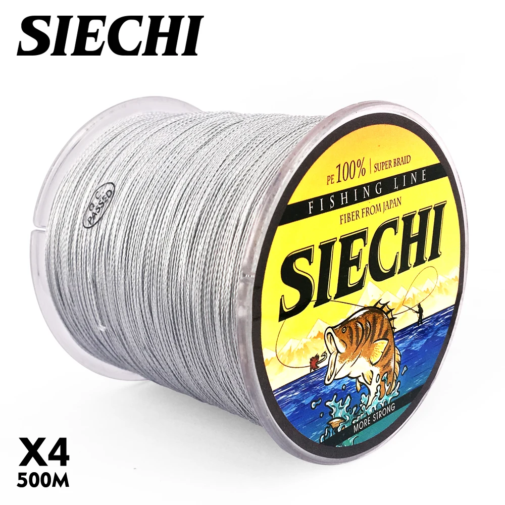 SIECHI многонитевая рыболовная леска 500 м 547 ярдов плетеная полиэтиленовая для ловли