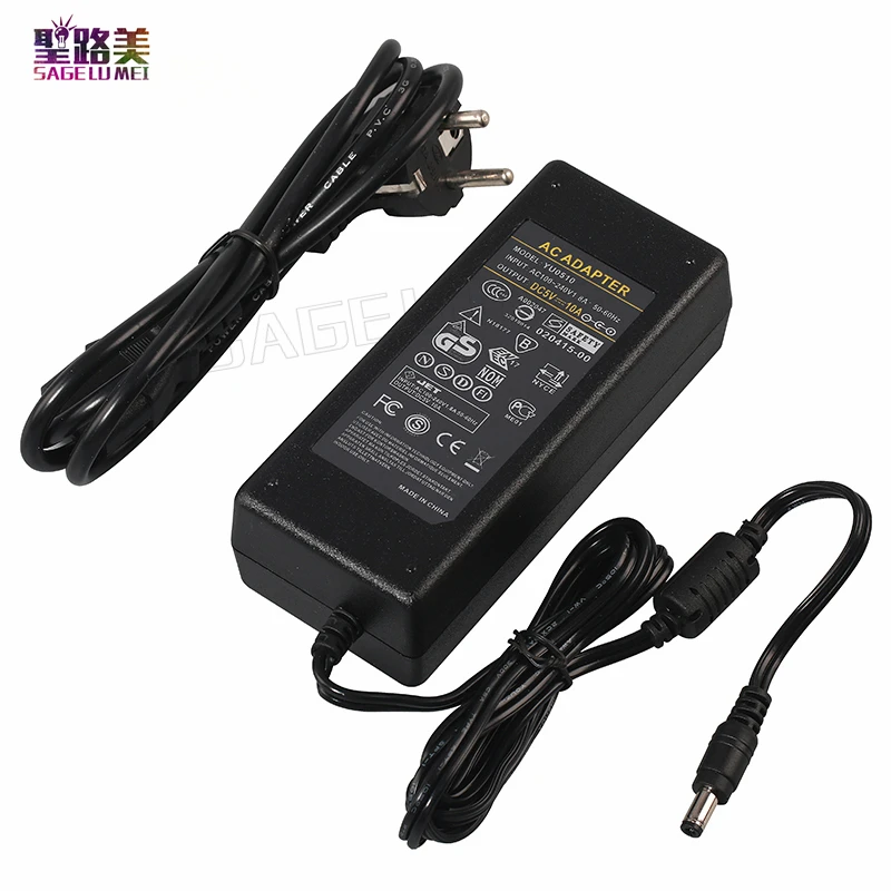 

Output DC5V 10A 50W (US/EU/AU/UK) Input AC110~240V To CCTV Power Supply Adapter for Led Strip Light Best quality