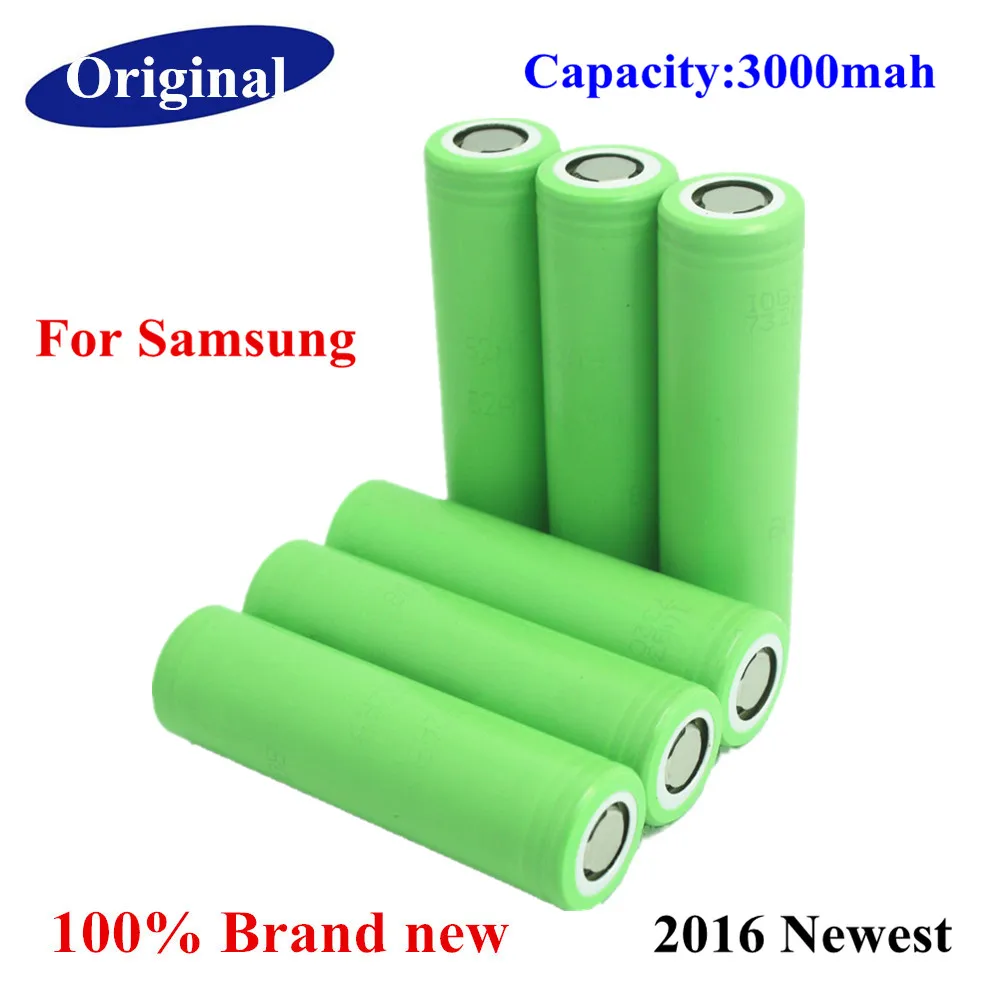 6 шт./лот оригинальный для Samsung 18650 3000 мАч ICR18650-30B Li-Ion 3 v аккумулятор перезаряжаемый