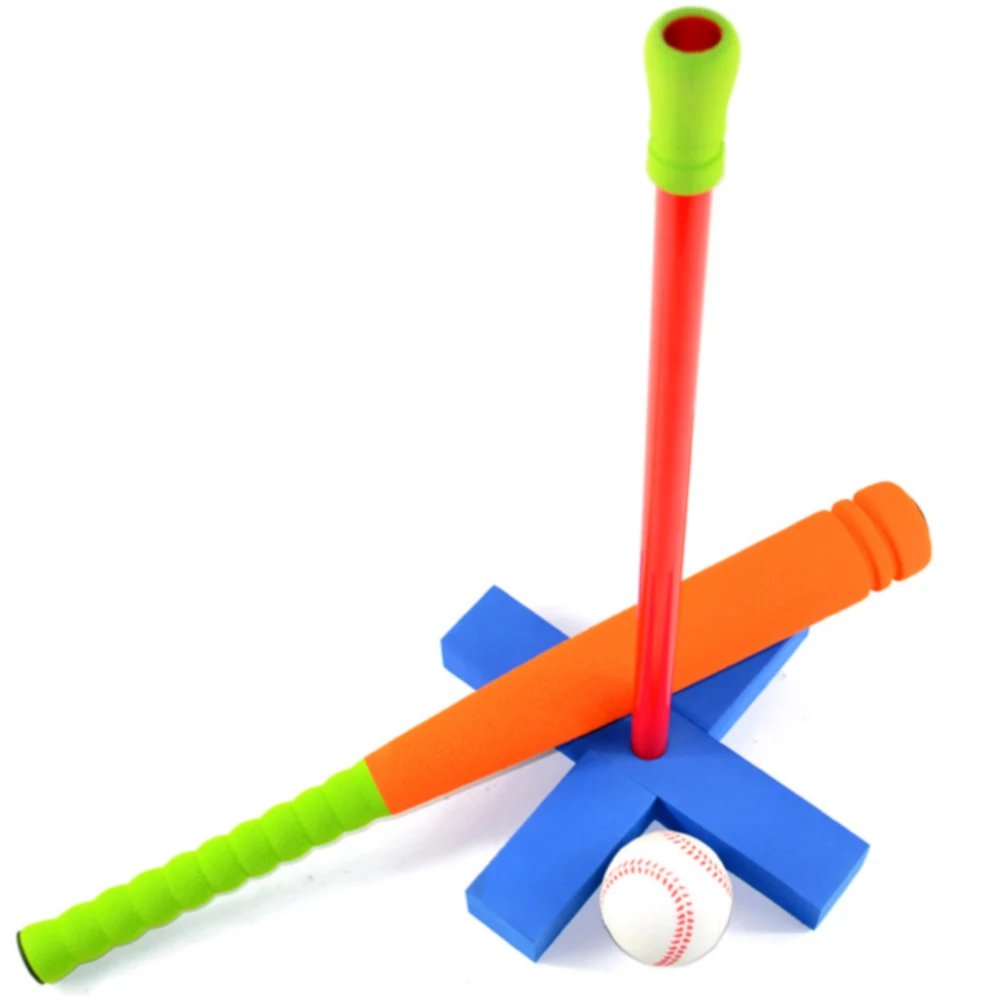 

3PCS/Set Sports Safety Baseball Toy Set Bat Kids Foam Children Training Outdoor Soft Activity Fitness Play Games Random Color