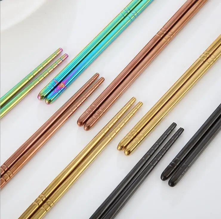 2 pairs Chinese Japanese Korean Chopsticks Length 19cm Chopsticks Food