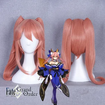 

Fate/EXTRA women Tamamo no Mae cosplay wig women Servant Tamamo no Mae ponytials hair costumes