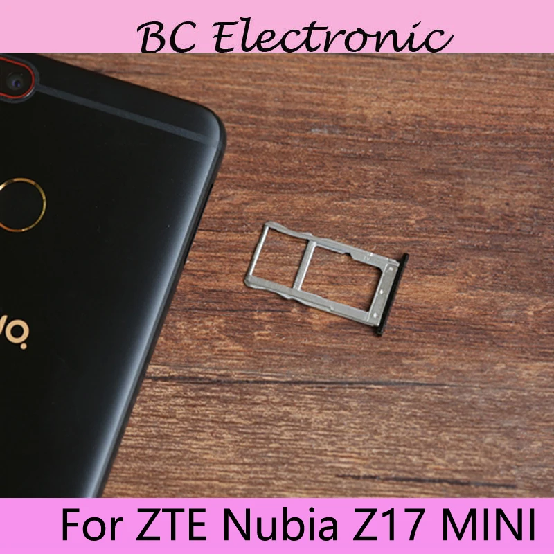 

For ZTE Nubia Z17 mini 5.2inch New Original Sim Card Holder Tray Card Slot For ZTE Nubia Z 17 mini Sim Card Holder