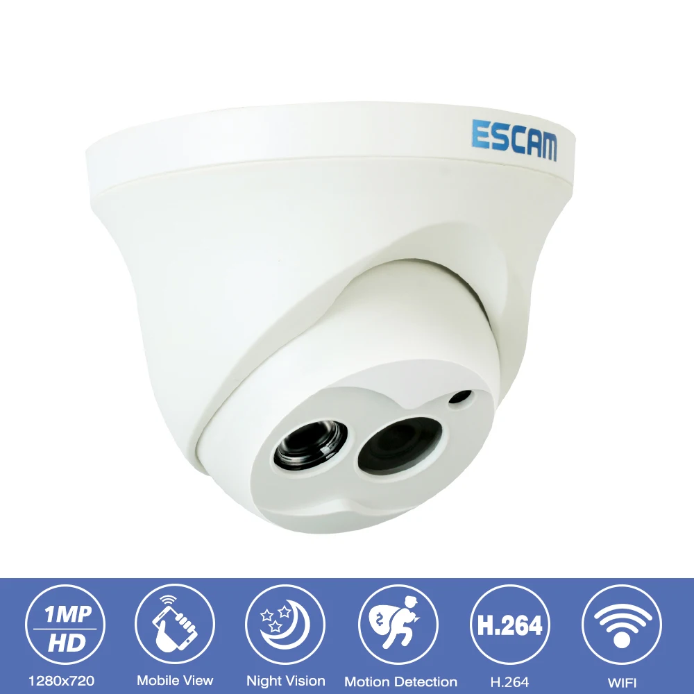 Escam QD100 CCTV Surveillance Security Camera 1MP HD 720P font b Night b font font b