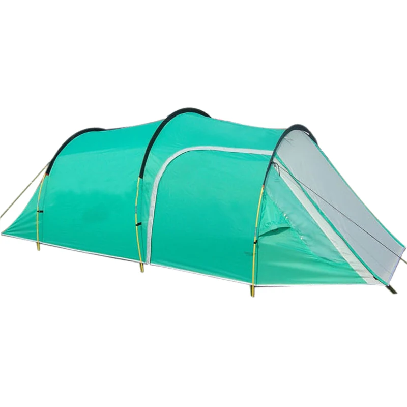 Double Layer 4 Season 3-4 Persons Waterproof Camping Tents Outdoor Party Evnet Beach Tent Family Tunnel Tents