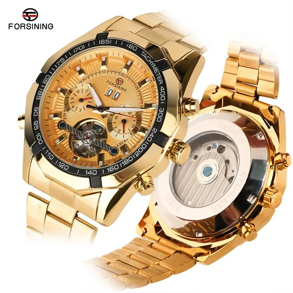 

Luxury Automatic Mechanical Watch for Men Business Style Stain Steel Watches for Teenagers Luminous Pointer Watch for Men