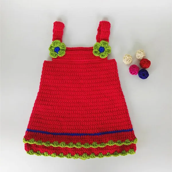 Robe Crochet Pour Bebe Fille Tenue D Ete Pour Fille Accessoire Photo Aliexpress