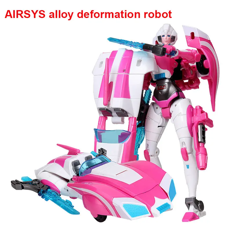 

Pretty Durable Transformation Car Transformation Robot Vehicle Model Metal House Decoration