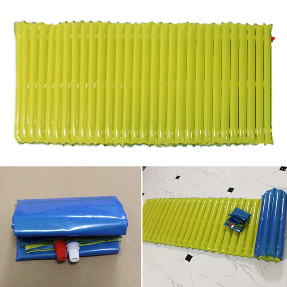 

200x60x6cm Single Person Emergency Automatic Inflatable Mattress Outdoor Camping Air Bed Sleeping Cushion Mat Folding