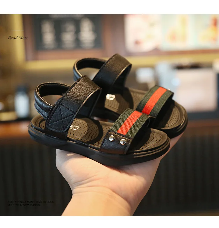 

boys Brands Summer Sandals Children Soft Sole Beach Sandals 1-8 Years Old Baby Anti-slip Cozy Cute Sport Shoes