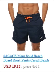 SAGACE, мужские пляжные шорты, быстросохнущие, модные, с полосками, пляжные, повседневные, мужские короткие брюки, шорты для плавания, пляжные шорты