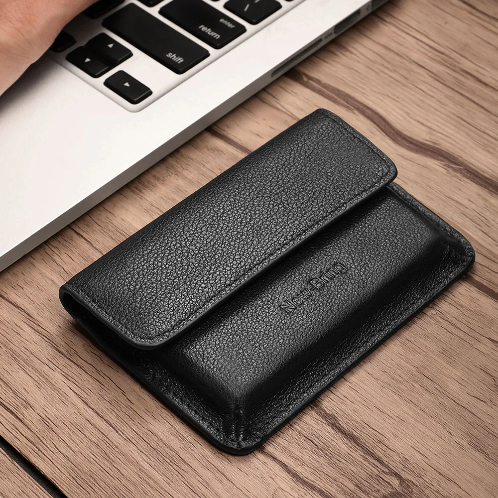 NewBring Genunie кожаный модный мини кошелек сумка для визиток держатель карт кредитных
