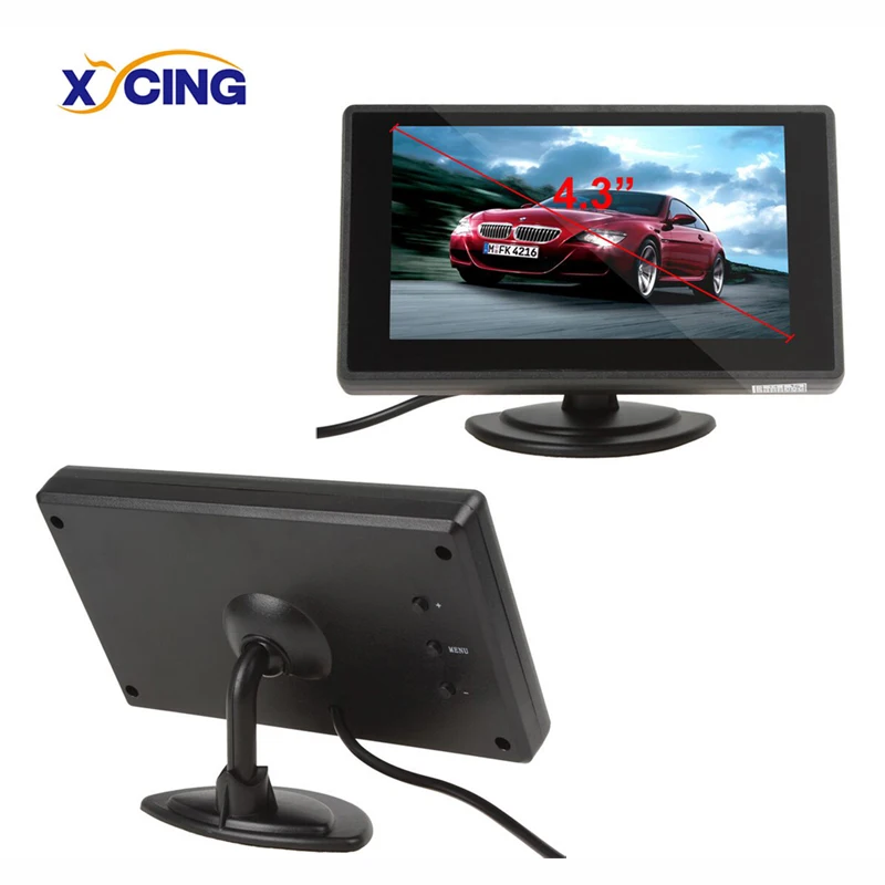 XYCING 4,3 Zoll Farbe TFT LCD Auto Rückansicht Monitor Auto Backup Parkplatz-Monitor für Rückfahr Kamera DVD VCD XYCING 4,3 Zoll Farbe TFT LCD Auto Rückansicht Monitor Auto Backup Parkplatz-Monitor für Rückfahr Kamera DVD VCD